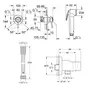 Набір для гігієнічного душу зі змішувачем Grohe BauClassic 111048