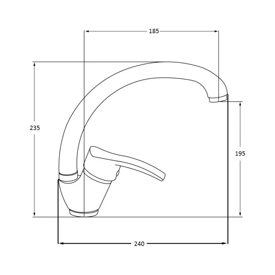 Смеситель для кухни Lidz (NKS) 20 38 008 03