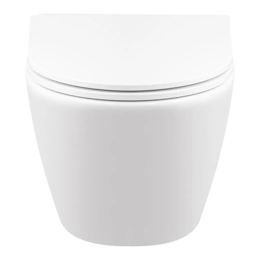 Унітаз підвісний Qtap Robin Mew безобідковий з сідінням Soft-close QT1333046ENRW