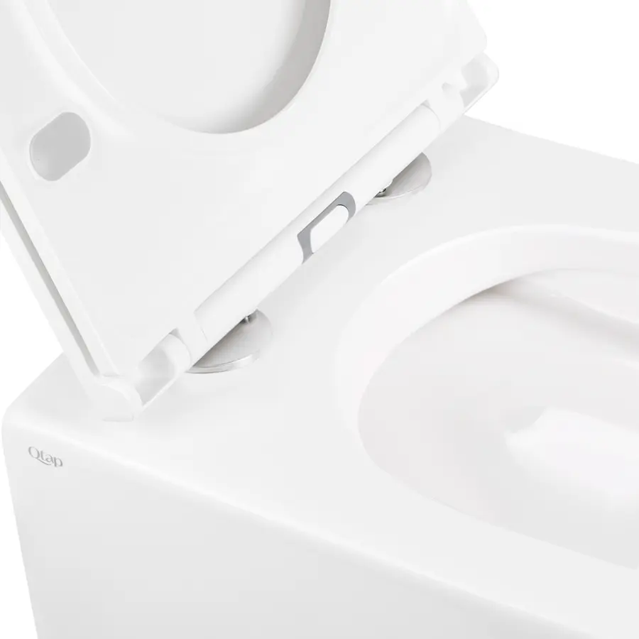 Унітаз підвісний Qtap Robin Mew безобідковий з сідінням Soft-close QT1333046ENRW