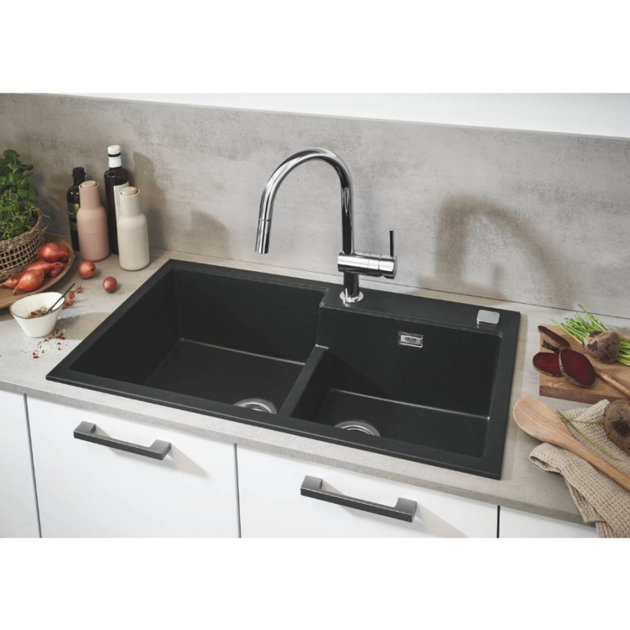 Змішувач для кухні з висувним виливом Grohe Minta 32321002