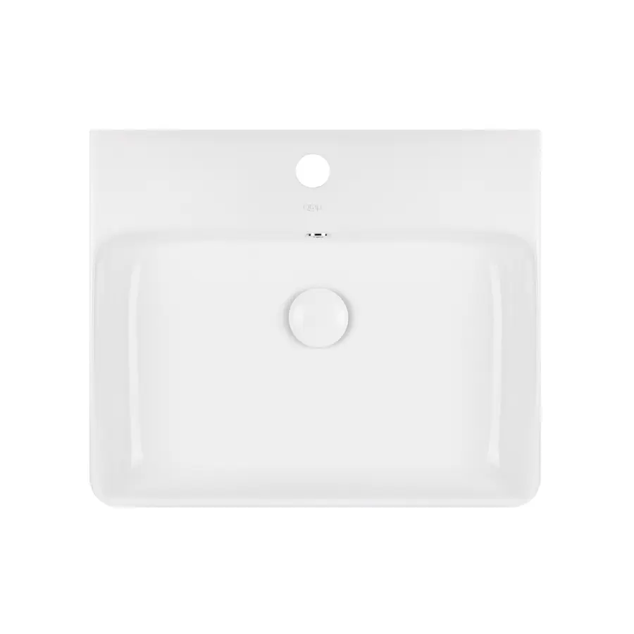 Раковина Qtap Nando 500х420х130 White з донним клапаном QT1211K404AW