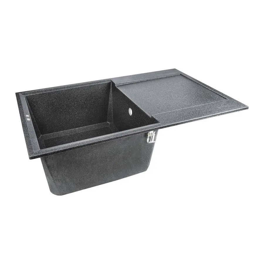 Кухонна гранітна мийка Lidz 790x495/230 BLA-03 (LIDZBLA03790495230)