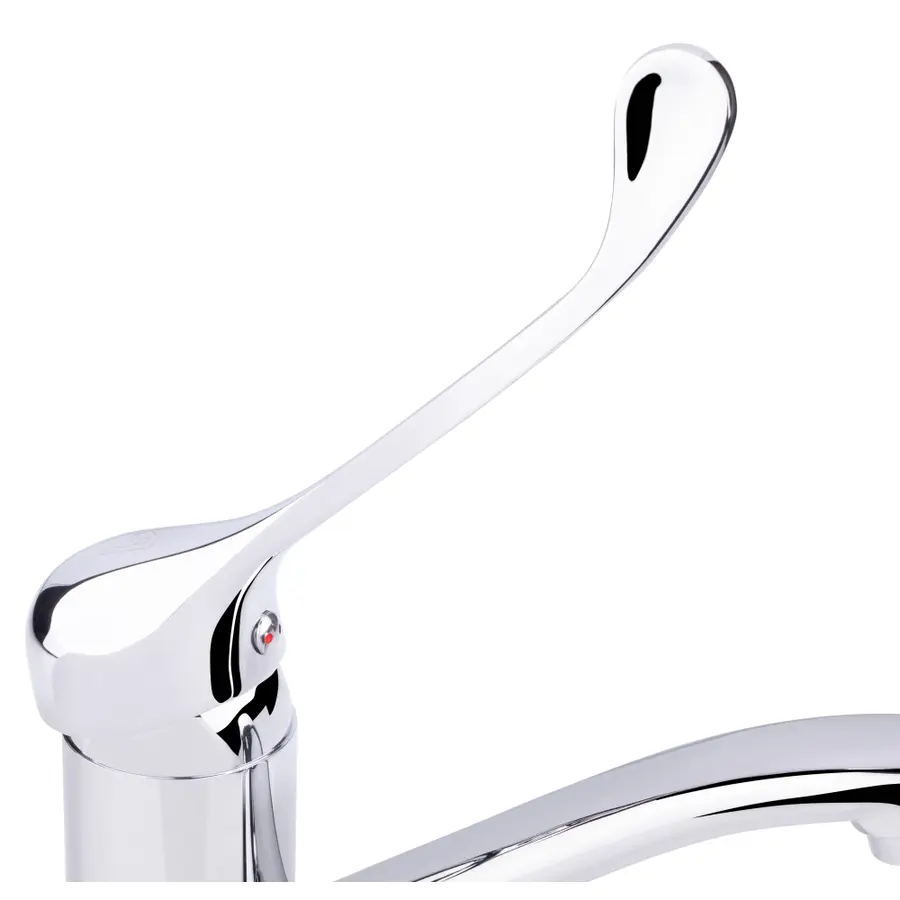 Смеситель для кухни Lidz (CRM) Watt 83 002M 150 мм локтевой