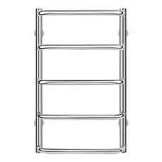 Полотенцесушитель водяной Lidz Standard (CRM) D32 / 20х1 / 2 "400x700 P5