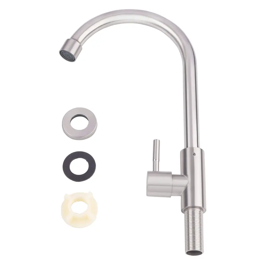 Змішувач кухонний на одну воду Lidz (NKS) 12 32 015SF-8