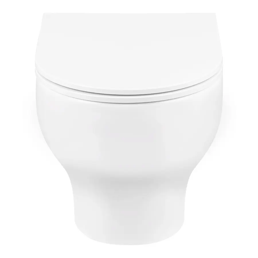 Унітаз підвісний Qtap Aries безобідковий з сідінням Soft-close QT0333063ERW