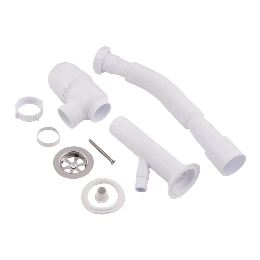 Сифон Lidz (WHI) 60 06 Y002 00 с отводом для стиральной машины (выход 50 мм)