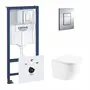 Набір інсталяція 5 в 1 Grohe Rapid SL 38827000 + унітаз з сидінням Qtap Robin QT1333046ENRW