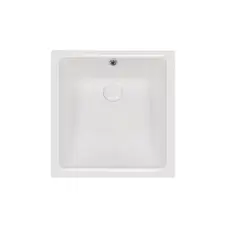 Раковина Qtap Stork 440x340x190 White з донним клапаном QT15116086W