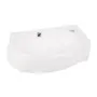 Раковина Qtap Leo 430x290x140 White с донным клапаном QT11115011RW