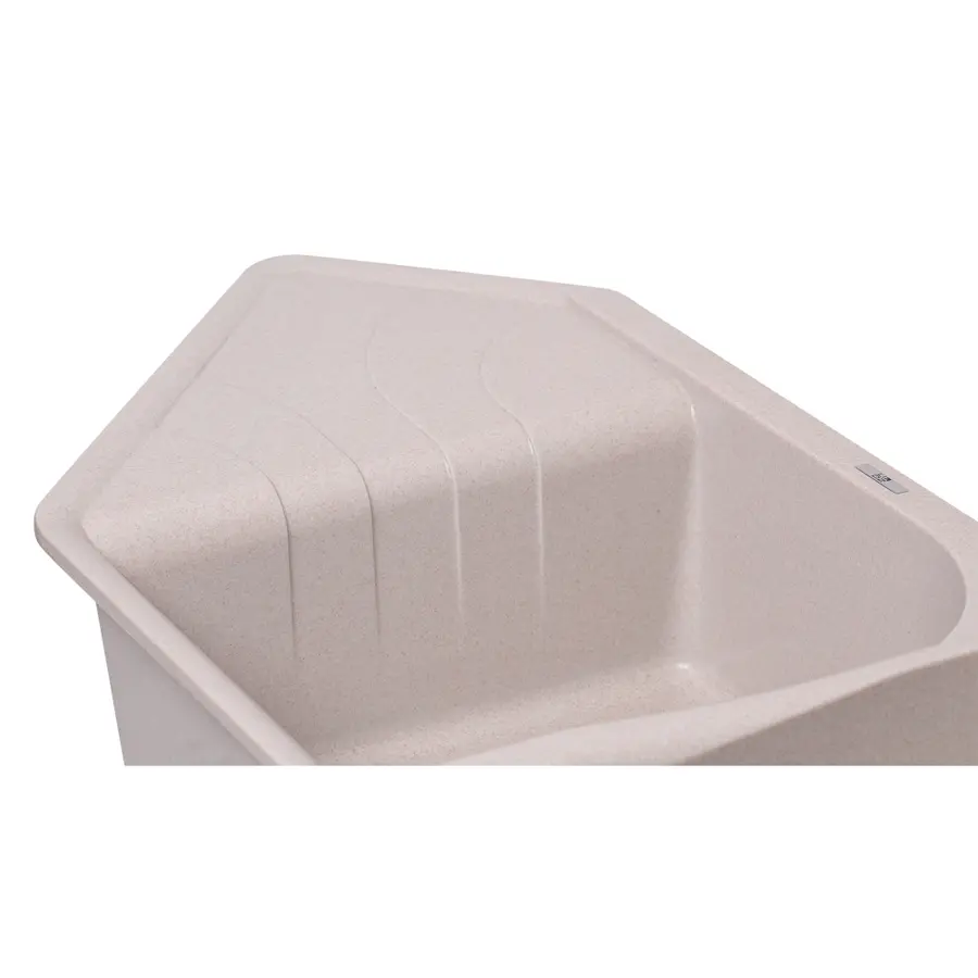 Кухонна гранітна мийка з додатковою чашею Lidz 1000x500/225 COL-06 (LIDZCOL061000500225)