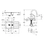 Мойка кухонная Grohe K500 31572SD0 + смеситель Eurostyle Cosmopolitan 31482003