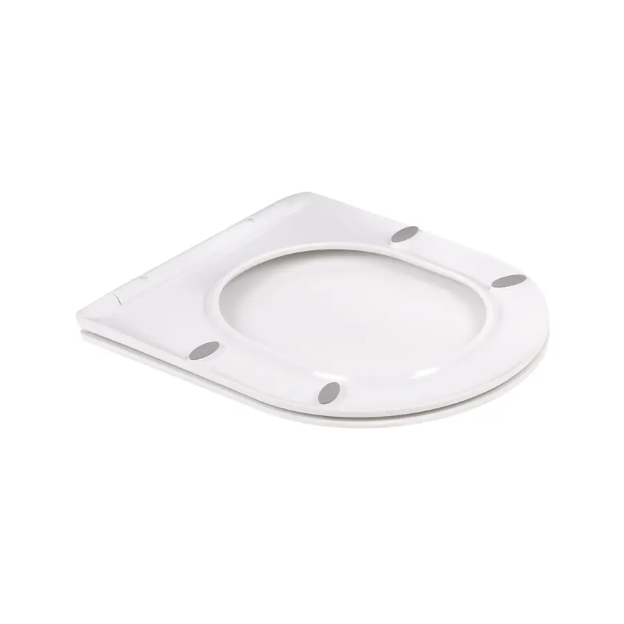 Унітаз підлоговий Qtap Swan безобідковий з сідінням Soft-close QT16223178W