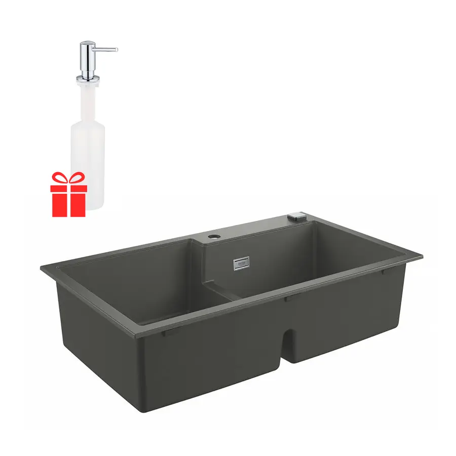 Набор Grohe мойка гранитная кухонная K500 31649AT0 + дозатор для моющего средства Contemporary 40536000
