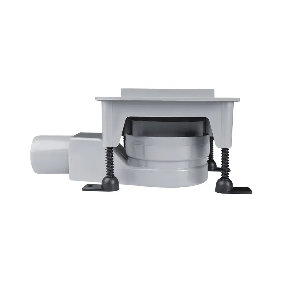 Трап Qtap Pisces CRM6011304 точковий з комбінованим закривом та нержавіючою решіткою