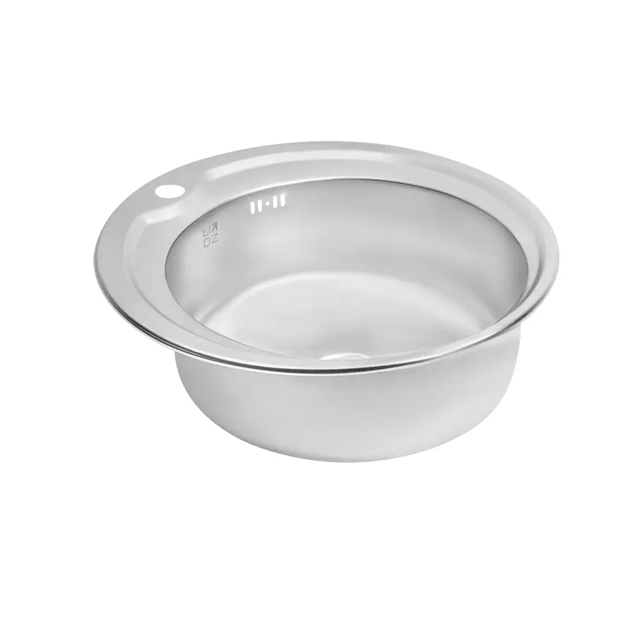 Кухонная мойка Lidz 510-D 0,6 мм Satin (LIDZ510D06SAT180)