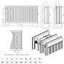 Радиатор стальной Daylux 33-К 300х900 боковое пидмикання