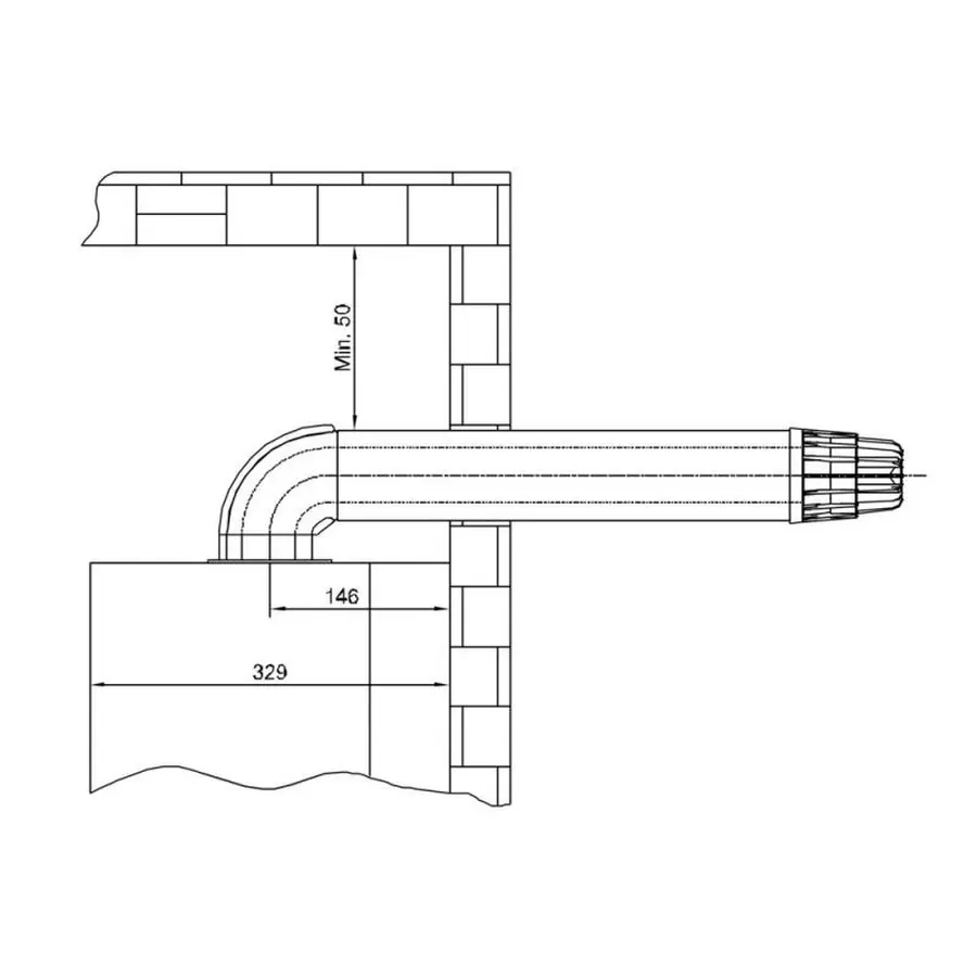 Комплект для коаксійного димаря Airfel Standart 1000 мм