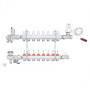 Колекторна група Icma 3/4" 8 виходів, з витратоміром №A3K013