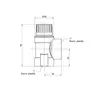 Запобіжний клапан Icma 1" ВР 1,5 бар №241