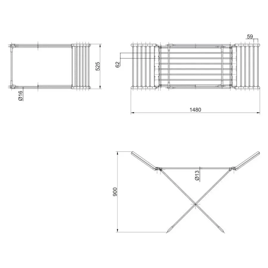 Сушарка для білизни електрична Qtap Breeze (SIL) 55701