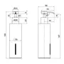 Дозатор для рідкого мила Qtap Liberty ANT 1152-2