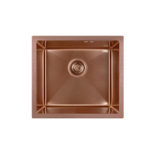 Кухонна мийка Qtap D4843BR 2.7/1.0 мм Bronze (QTD4843BRPVD10)