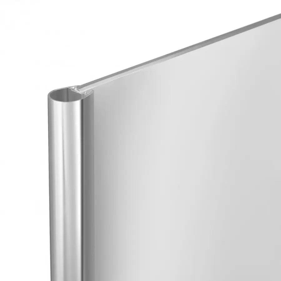 Штора на ванну Lidz Brama SS120x140L.CRM.TR скло прозоре, 6 мм, ліва