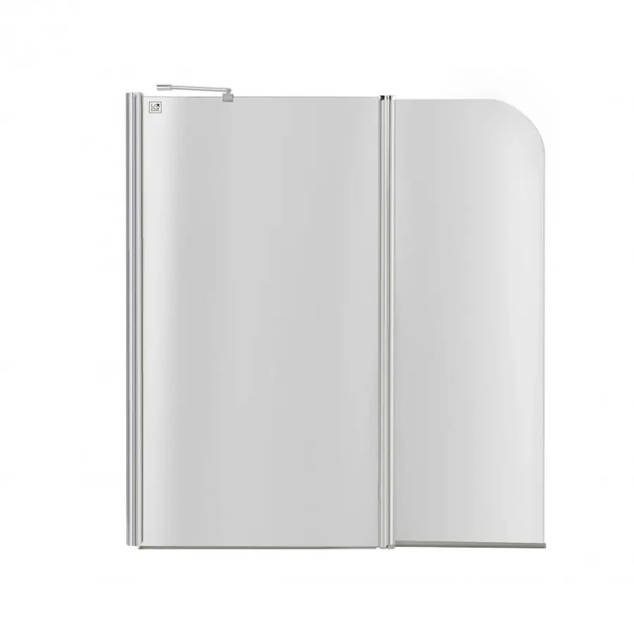 Штора на ванну Lidz Brama SS120x140L.CRM.TR скло прозоре, 6 мм, ліва