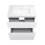 Комплект Qtap Albatross 810х825х460 White тумба підлогова + раковина урізна QT0171TN800D3080CW