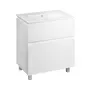 Комплект Qtap Albatross 810х825х460 White тумба підлогова + раковина урізна QT0171TN800D3080CW