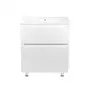 Комплект Qtap Scorpio 710х825х460 White тумба підлогова + раковина урізна Qtap Scorpio QT1471TNВ7013070CW