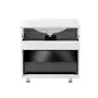 Комплект Qtap Scorpio 710х825х460 White тумба підлогова + раковина урізна Qtap Scorpio QT1471TNВ7013070CW