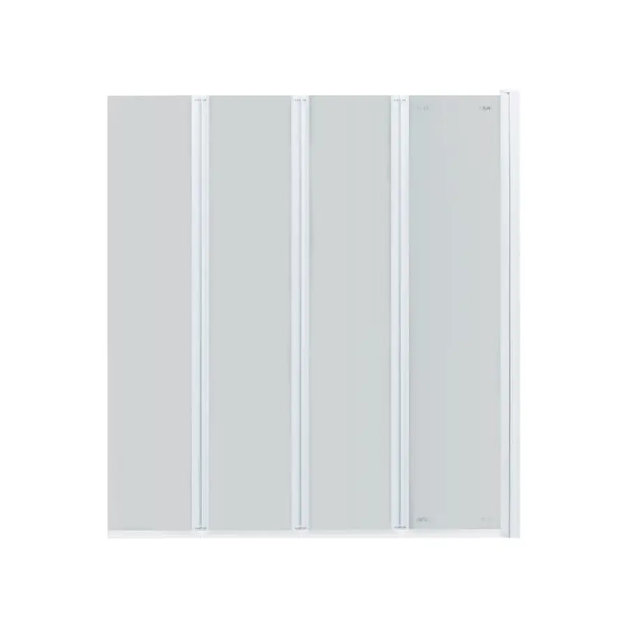 Штора на ванну Qtap Gemini WHI401214RP6 скло Pear 6 мм, 120x140 см