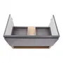 Комплект Qtap Robin 800х580х437 Graphite/Whitish oak тумба підвісна + раковина урізна QT1372TPВ8002GWO