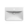 Раковина підвісна моноблок Qtap Aquarius 630х515х490 White з донним клапаном QT2111WL425W
