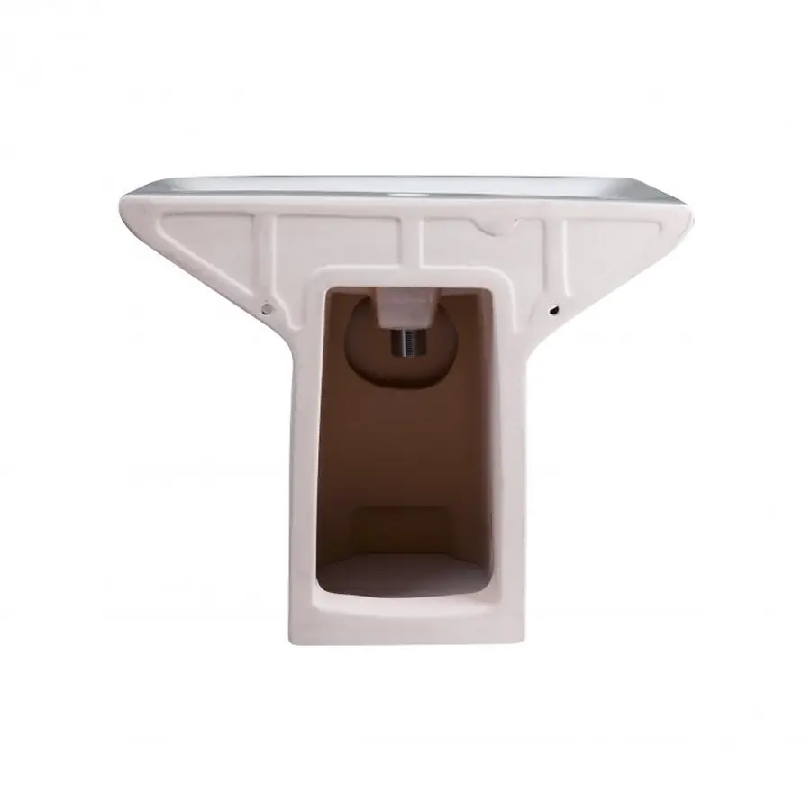 Раковина підвісна моноблок Qtap Aquarius 630х515х490 White з донним клапаном QT2111WL425W