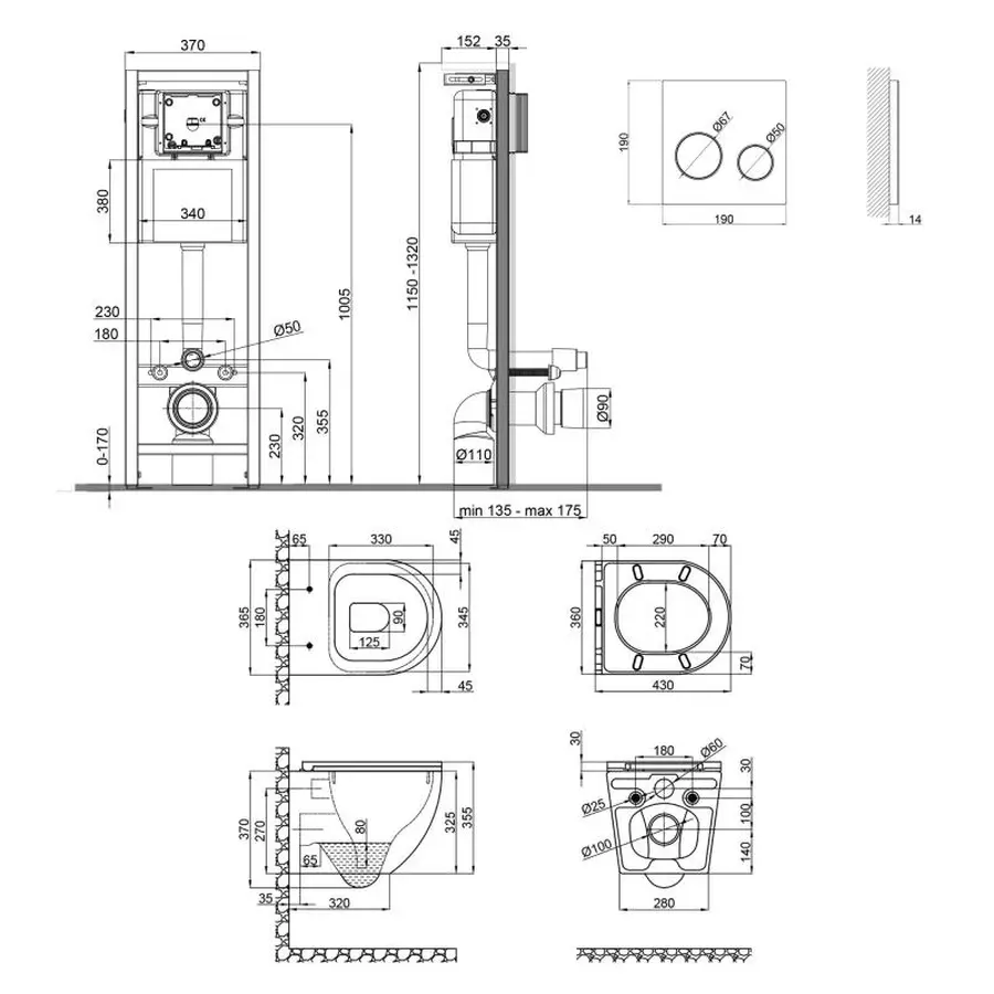 Комплект фланця Tesy 800-2000L DN18 під ТЕН 1 1/2