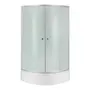 Набір Lidz душова кабіна Latwa SC90x90.SAT.MID.FR, скло Frost 4 мм + піддон с панелью Kupala