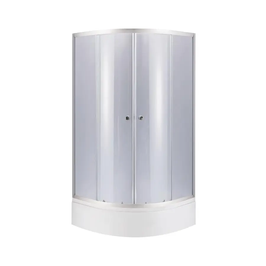 Набір Lidz душова кабіна Latwa SC80x80.SAT.MID.GR, скло тоноване 4 мм + піддон с панелью Kupala