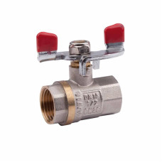 Кран кульовий Valve 3/4" ВР для води (метелик) SV602W20