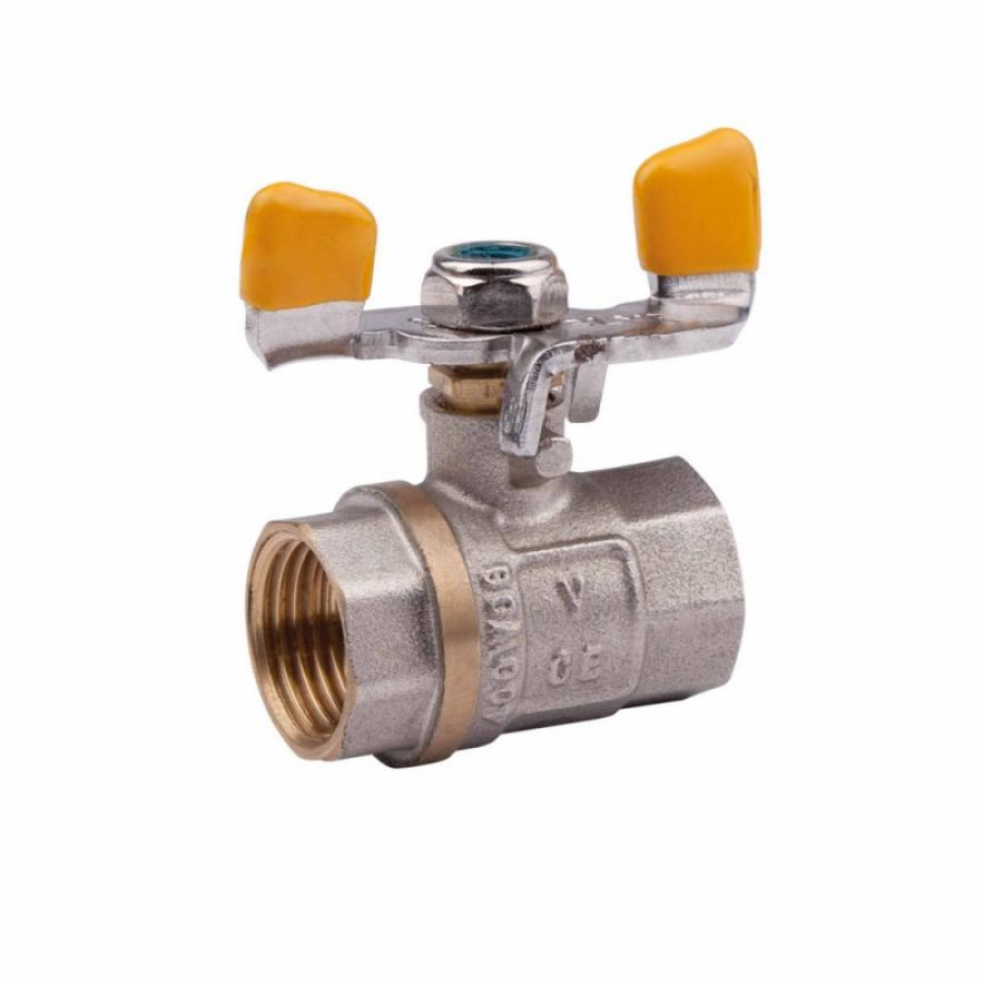 Кран кульовий Valve 3/4" ВР для газу (метелик) SV602G20