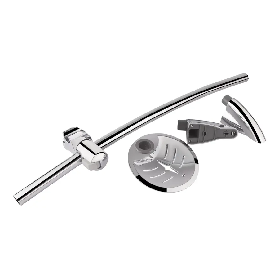 Штанга для душа Qtap 008 с мыльницей