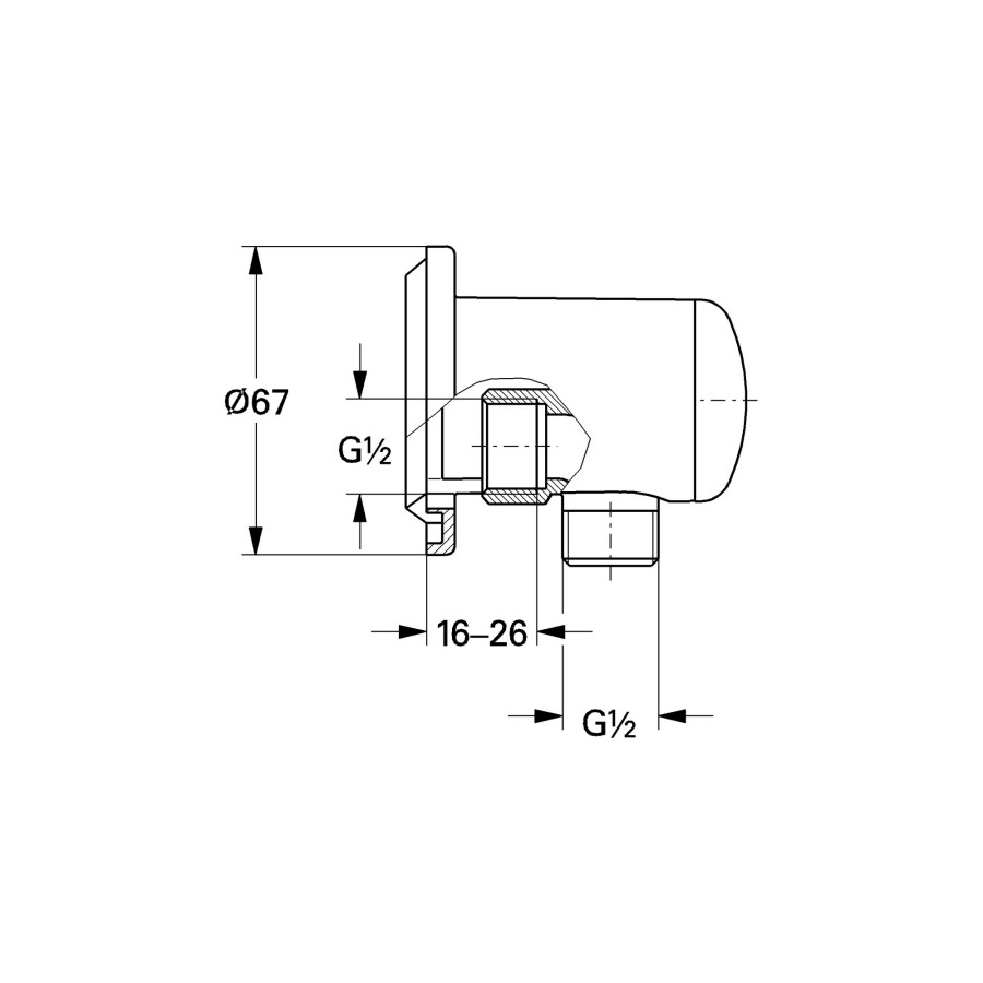 Підключення для шлангу Grohe Relexa 28673000