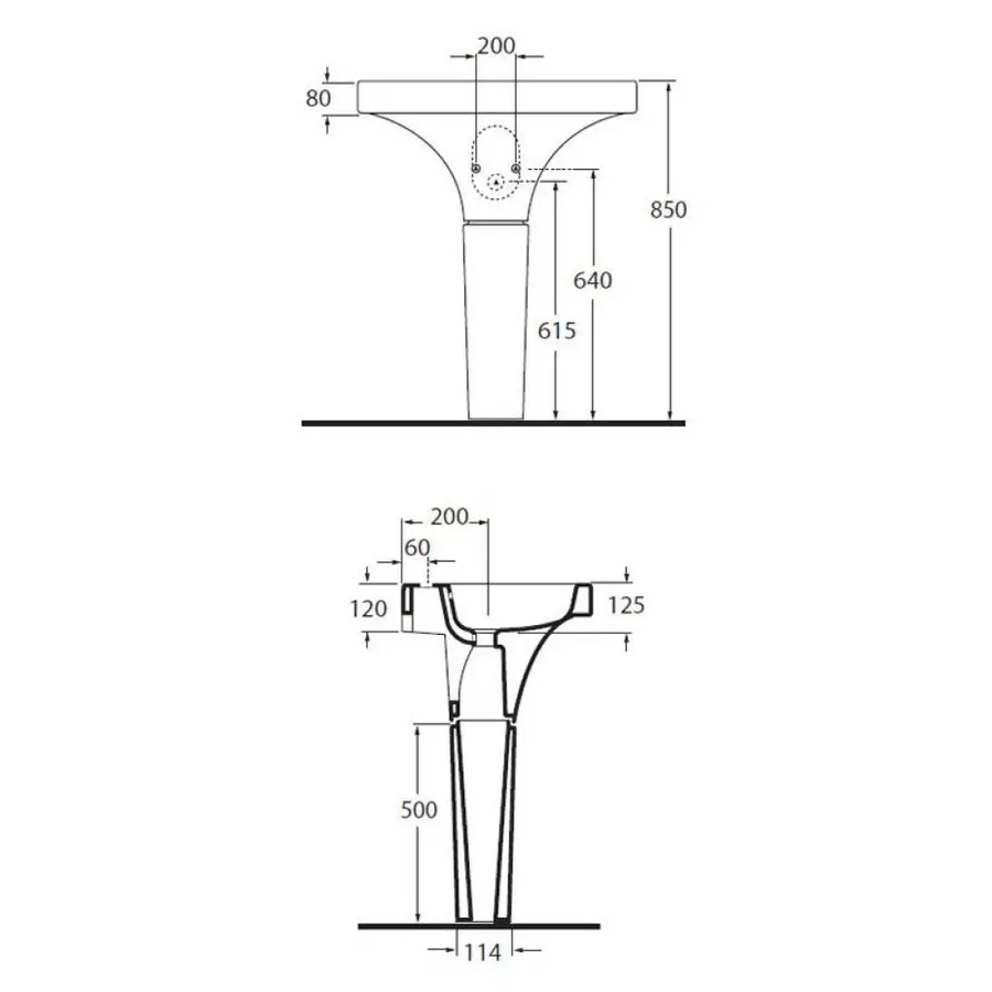 П'єдестал Azzurra Tulip TUL300B1
