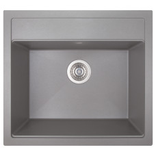 Кухонна гранітна мийка Apell Pietra Plus PTPL560GG Grey granit