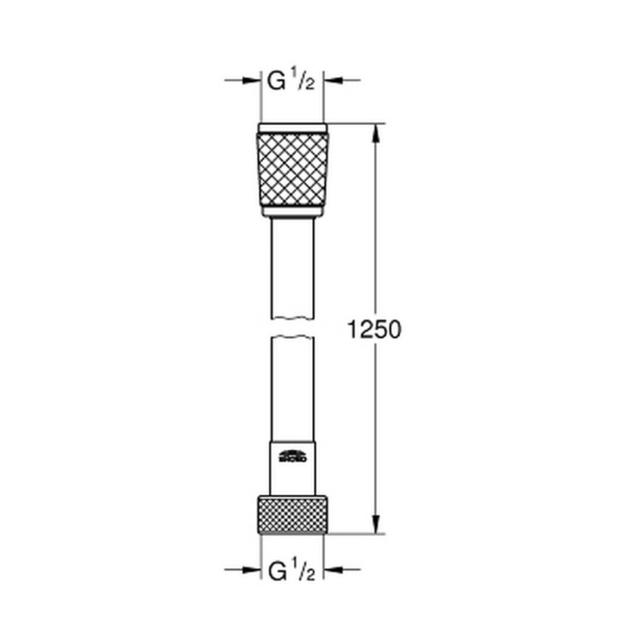 Шланг для гігієнічного душу Grohe Relexaflex 28150001