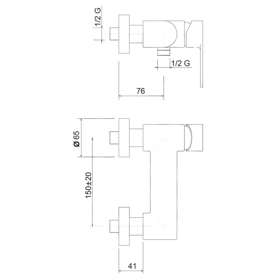 Смеситель для душа Bianchi Freedom ESDFRE2005046SKCRM