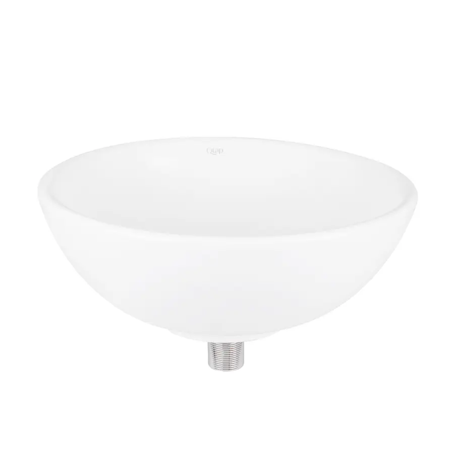 Раковина-чаша Qtap Owl 400х400х155 White з донним клапаном QT1911K53W